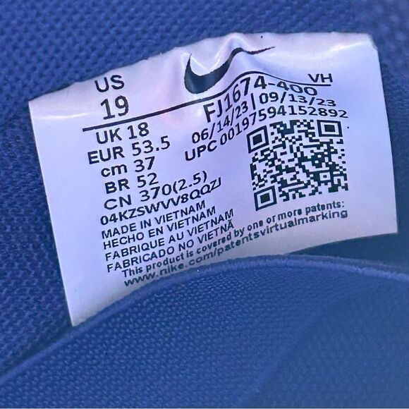 NEW Nike SB Dunk Low Pro Navy Guy Orange Label Skate Shoe fj1674-400 Men Size 19 - Picture 11 of 11